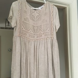 Vestique Tan Mini Dress